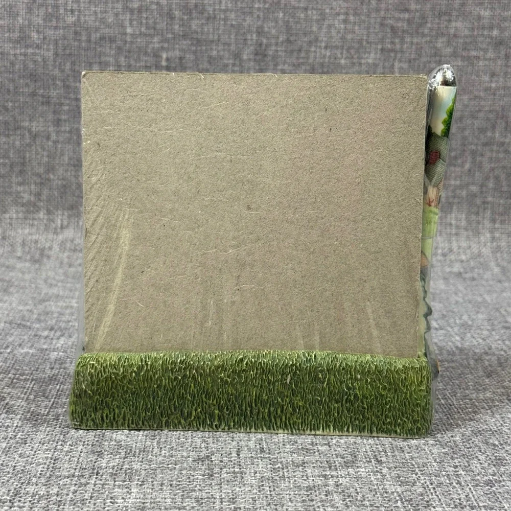 NEW 3D Resin Lake Boat Cabin Notepad & Pen Holder Set Cottagecore Rustic Desk